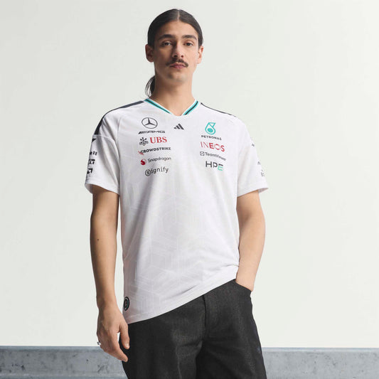 adidas Mercedes - AMG Petronas Formula One Team Driver Jersey Authentic SS26 White view 2