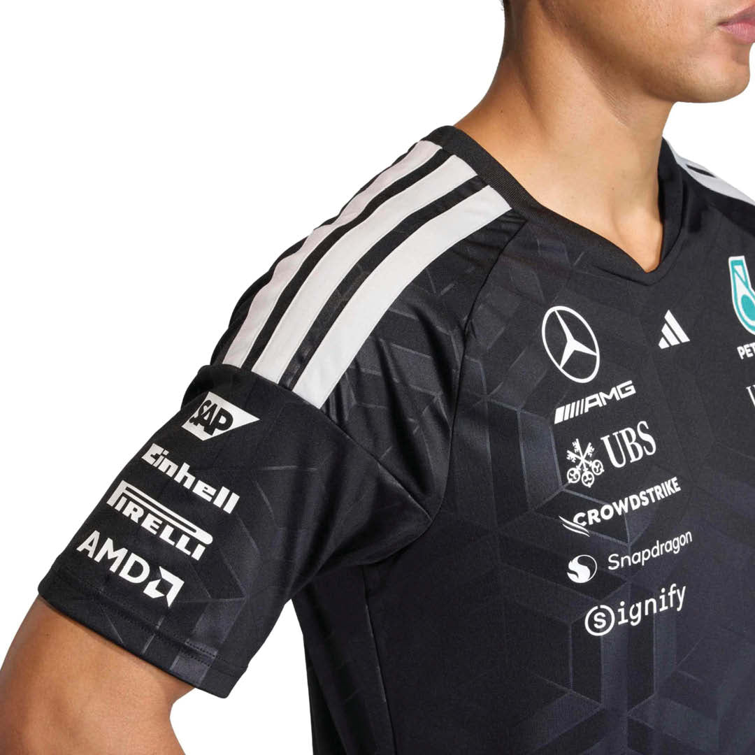 adidas Mercedes - AMG Petronas Formula One Team Driver Jersey SS26 Black view 6