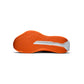 ANTA C202 LSD Zone 2 N90 Orange running shoe, outsole view showing the orange tread and white central section.