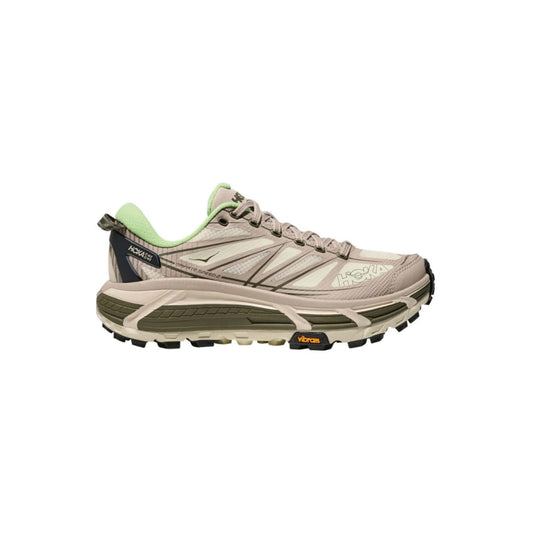 HOKA Mafate Speed 2 Putty Eucalyptus lateral side view