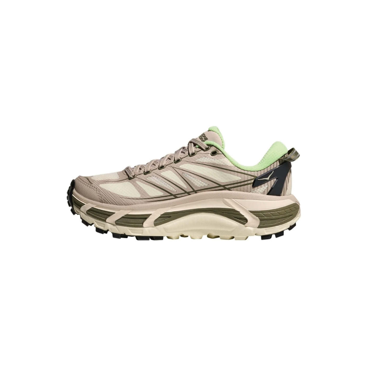 HOKA Mafate Speed 2 Putty Eucalyptus medial side view
