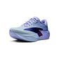 Women’s ANTA C202 LSD Zone 2 N90 Lavender Purple running shoe, front three-quarter view showing the purple laces and side logo.
