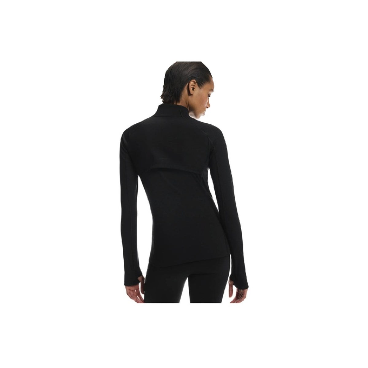 On Running Cloud Studio Jacket 1 'Black' Women model rear view