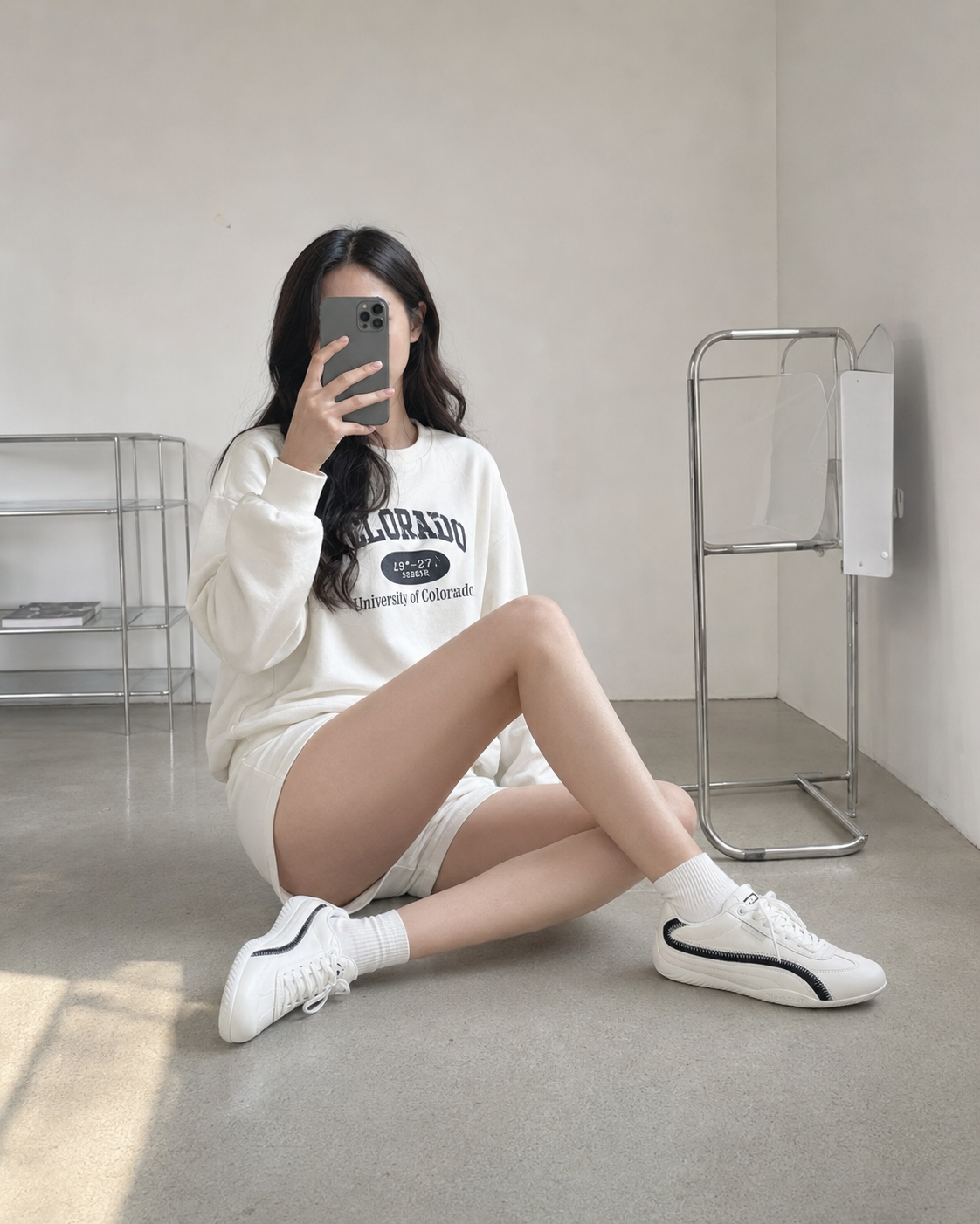 SneakSurf Racer Cream White/Black view 6
