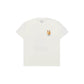 ADLV Rabbit Bear Doll Logo short-sleeve T-shirt in cream, front view