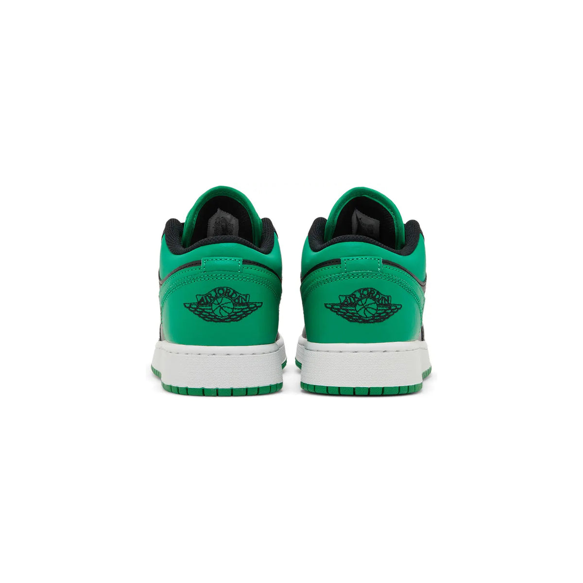 Nike Air Jordan 1 Low Black Lucky Green GS view 4