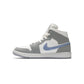 Air Jordan 1 Mid Wolf Grey Aluminum women view 2