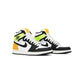 Nike Air Jordan 1 High Black Bolt University Gold men view 3