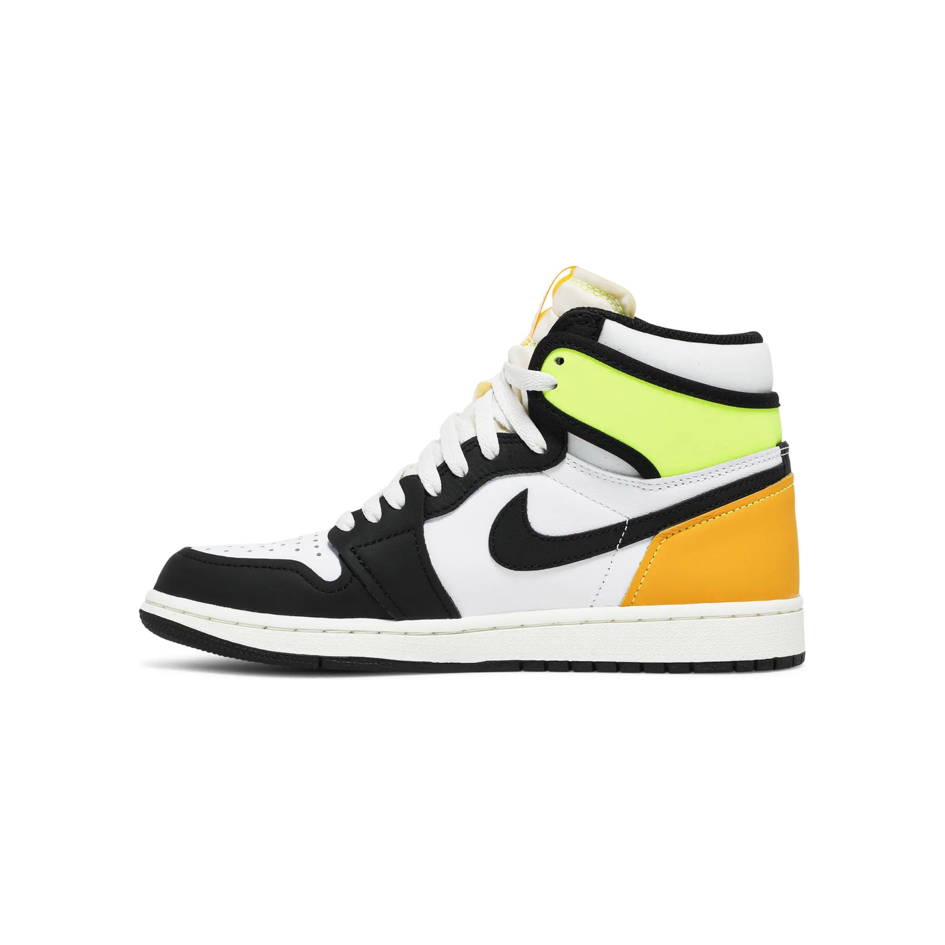 Nike Air Jordan 1 High Black Bolt University Gold men view 2