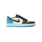 Air Jordan 1 Retro Low OG Black Dark Powder Blue women view 1