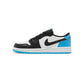 Air Jordan 1 Retro Low OG Black Dark Powder Blue women view 2
