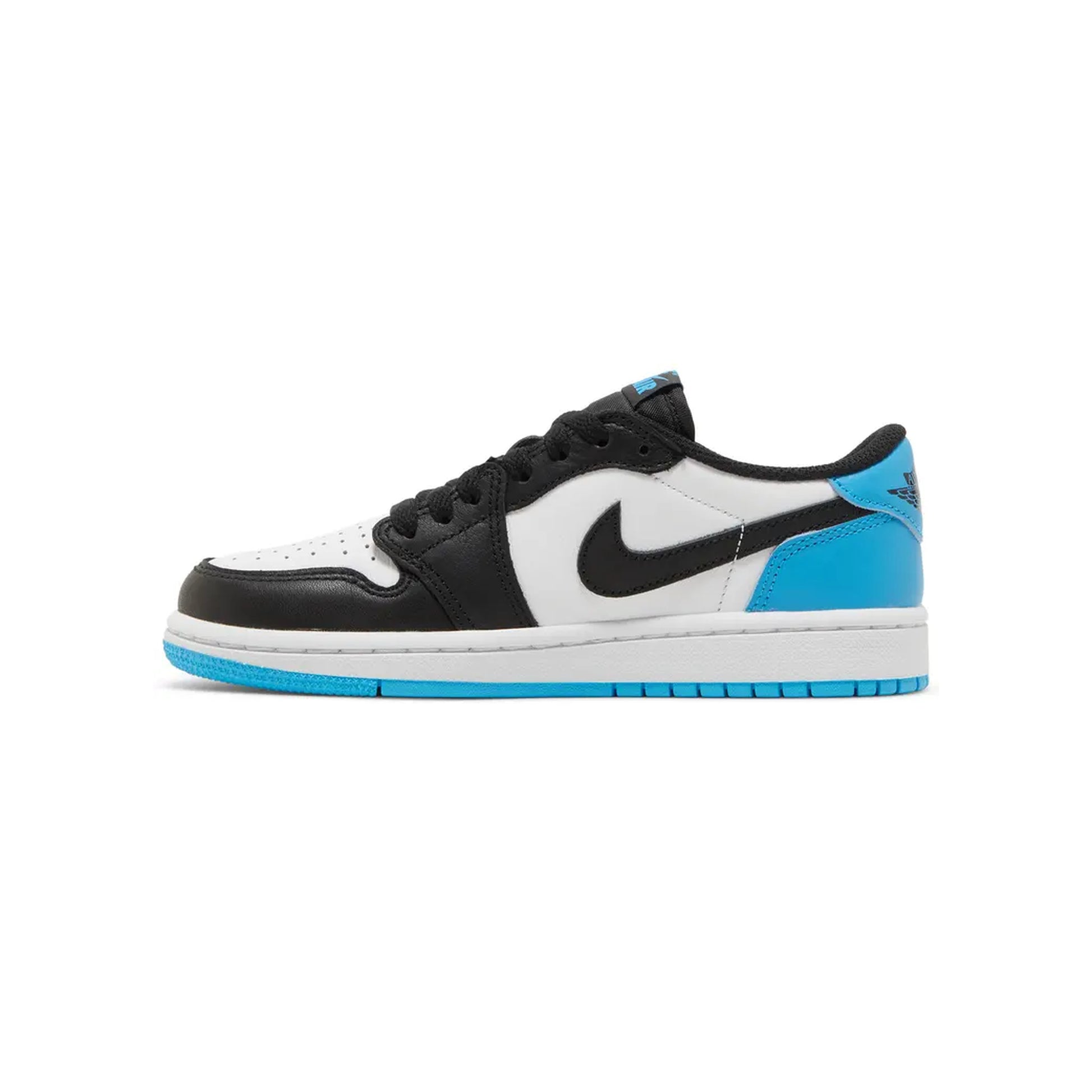Air Jordan 1 Retro Low OG Black Dark Powder Blue women view 2
