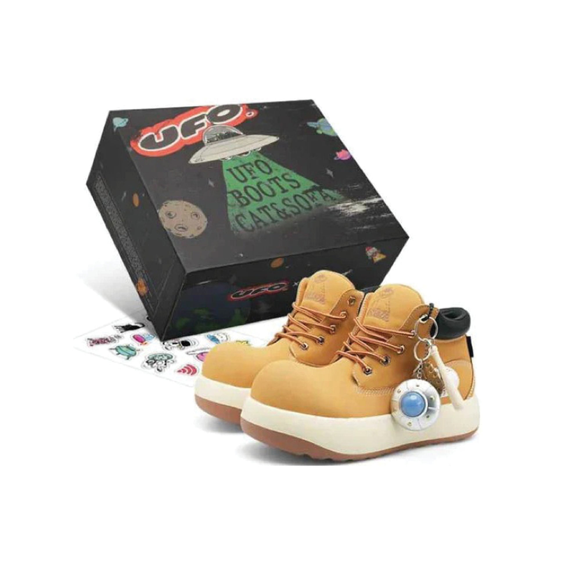 Cat & Sofa Boots Ochre view 2