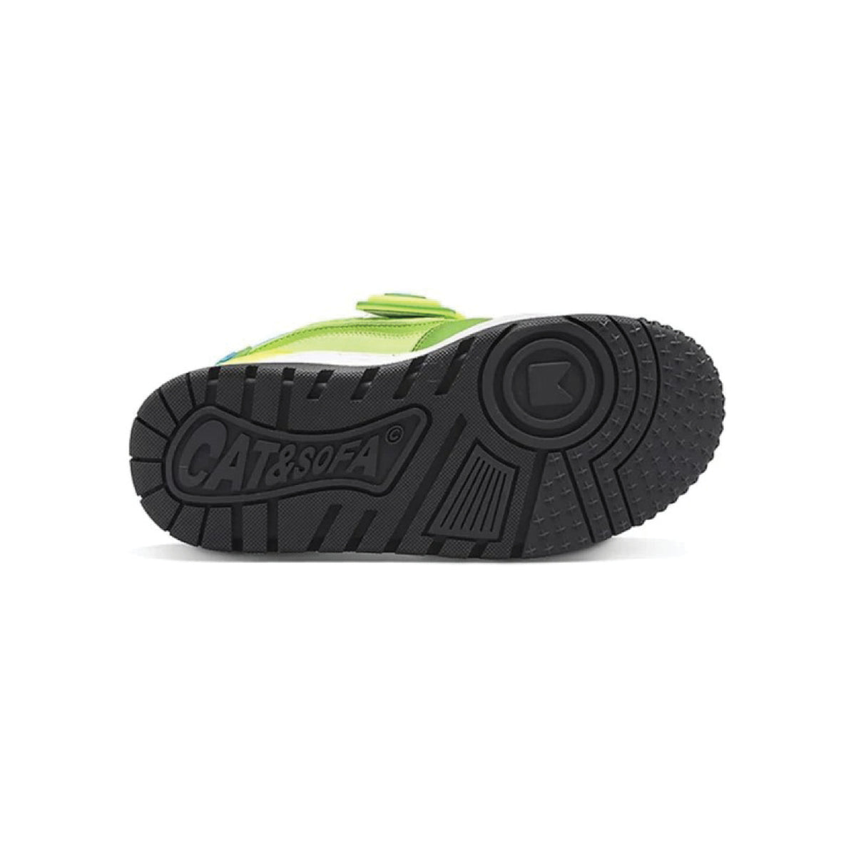 Cat & Sofa Headphone Shoes Lime Green view 3