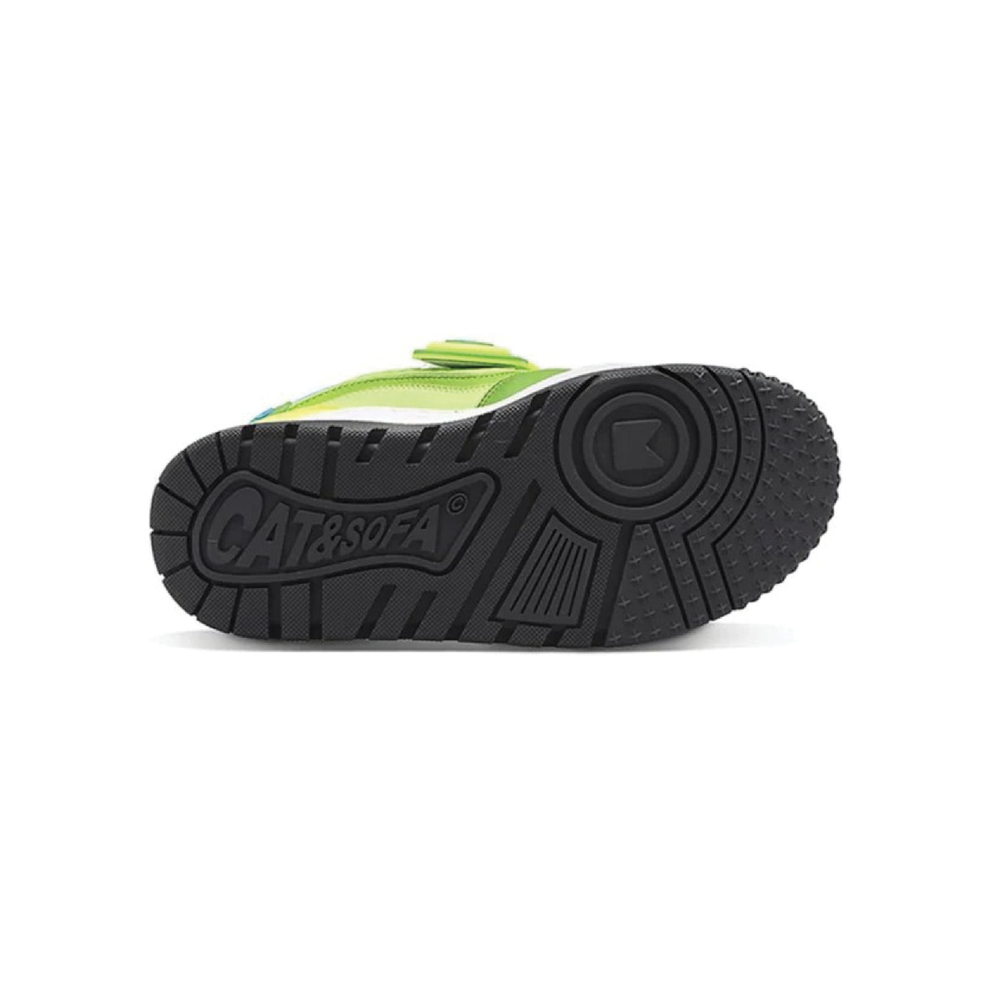 Cat & Sofa Headphone Shoes Lime Green view 3