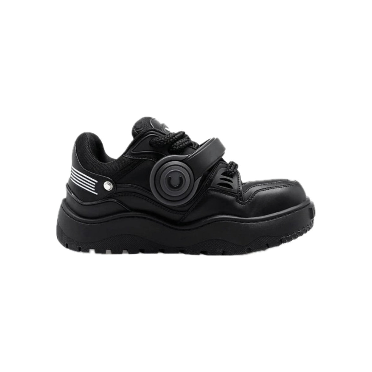 Cat & Sofa Headphone Shoes Triple Black view 1