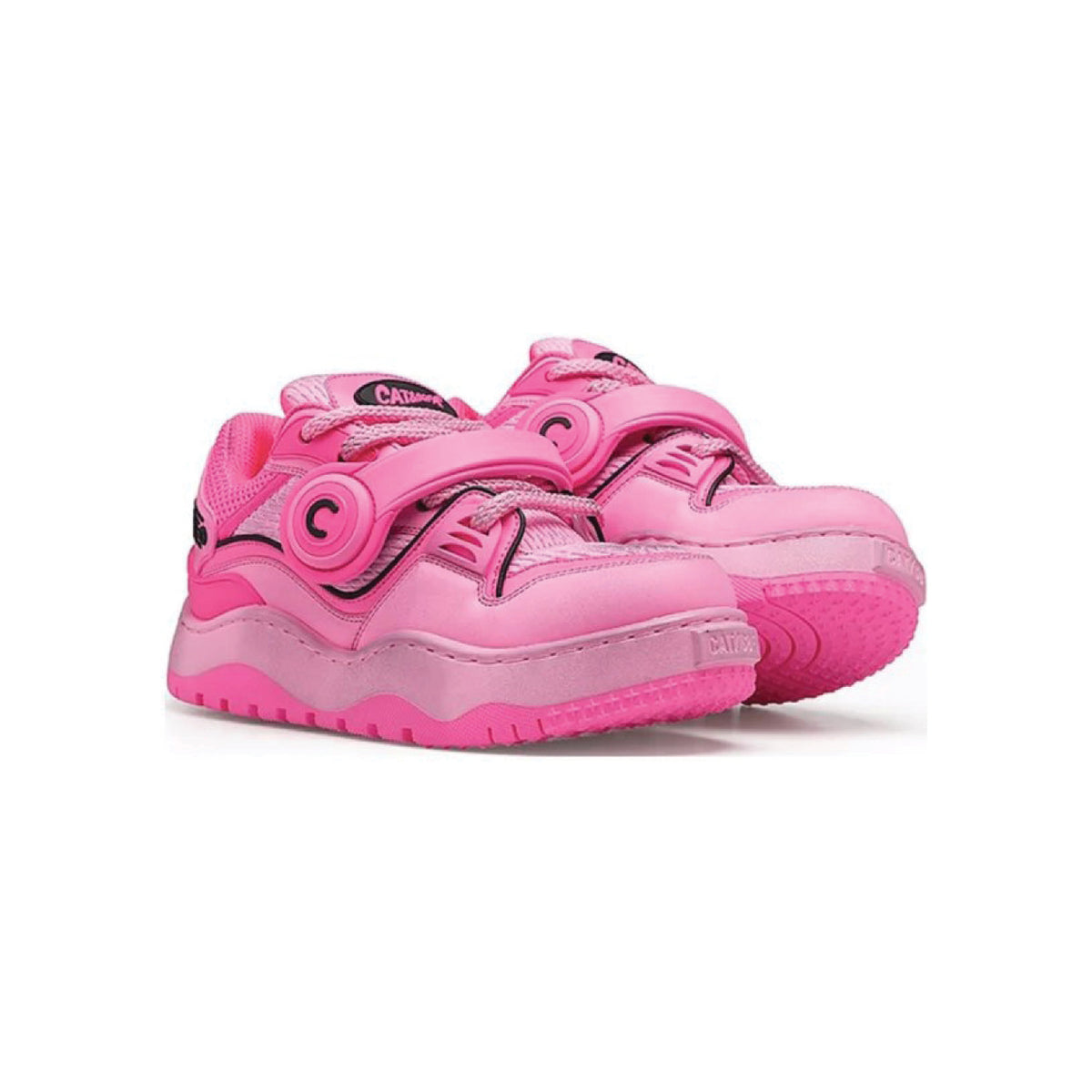 Cat & Sofa Headphone Shoes Triple Pink view 2