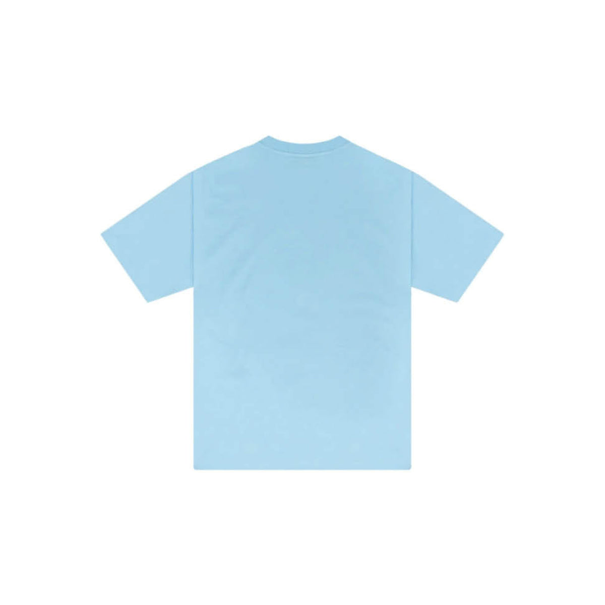 Drew Bowie short-sleeve T-shirt in Pacific Blue, back view