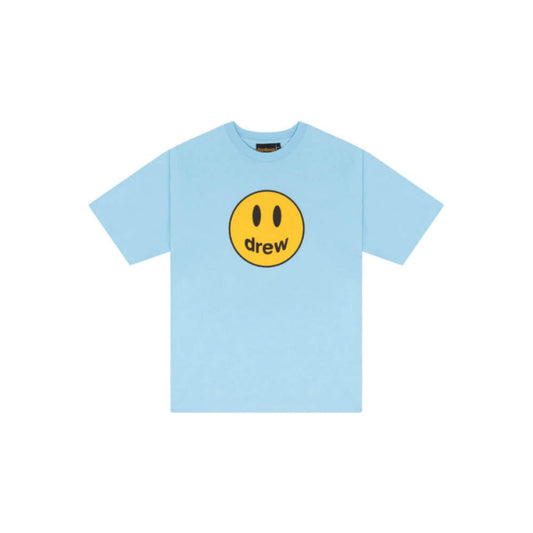 Drew Mascot short-sleeve T-shirt in Pacific Blue, front view