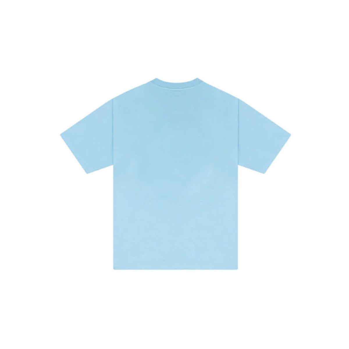 Drew Mascot short-sleeve T-shirt in Pacific Blue, back view
