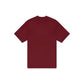 Drew Secret short-sleeve T-shirt in burgundy, back view