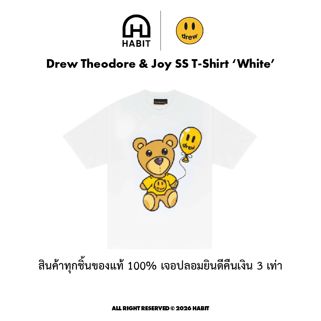 Drew Theodore & Joy SS T-Shirt White view 1