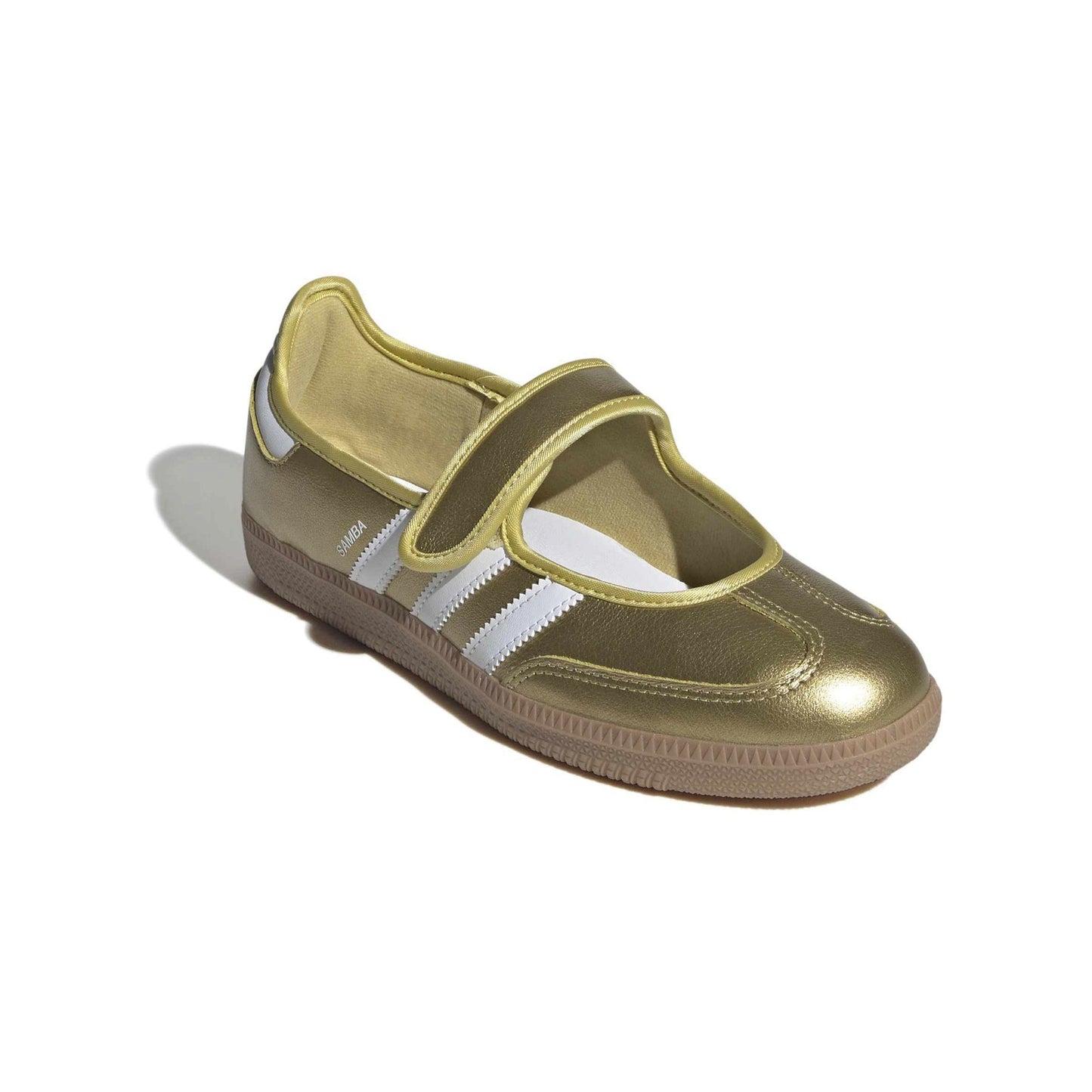 adidas Originals Samba Jane Gold Metallic White women view 3