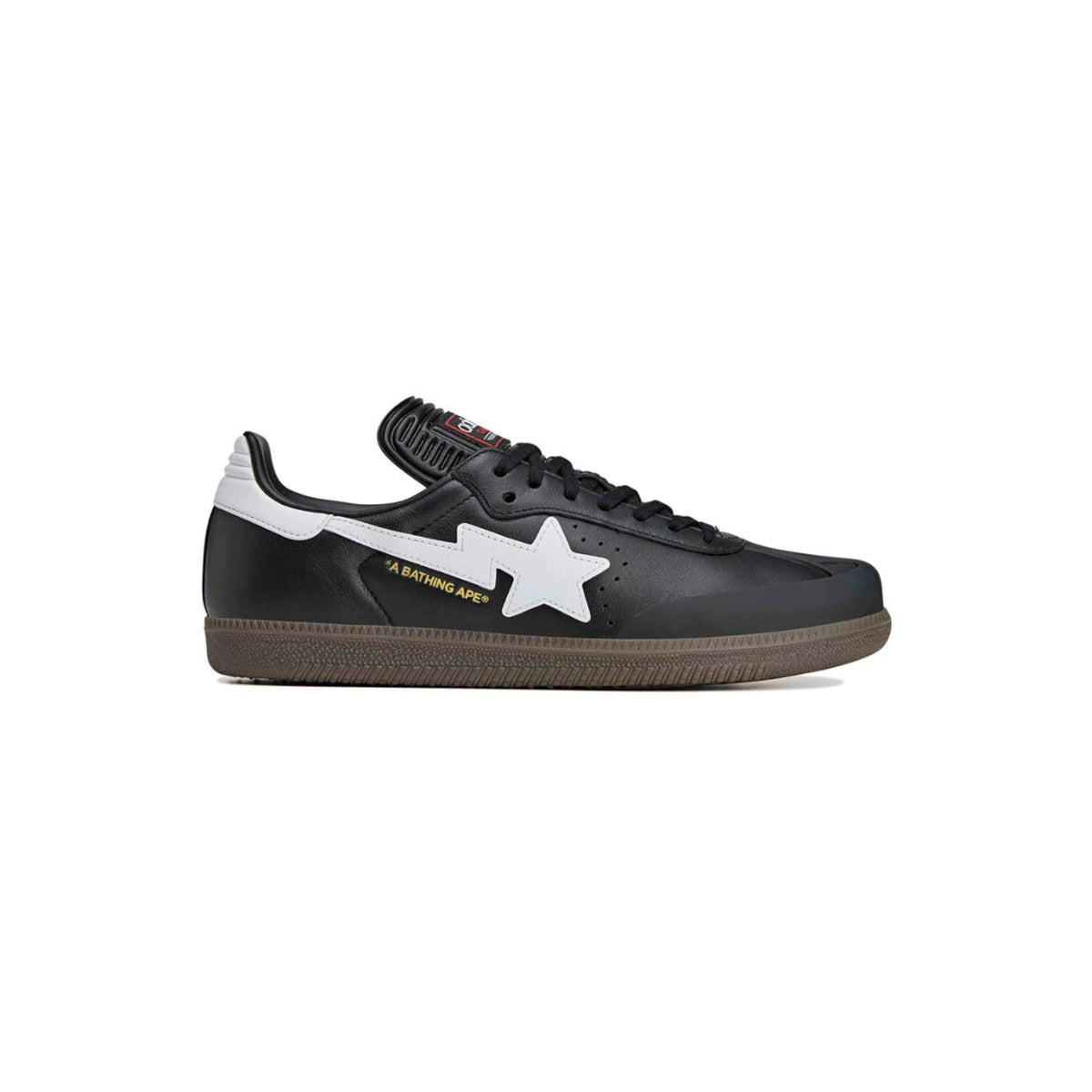 adidas Originals Samba x Bape Black White Gum view 1