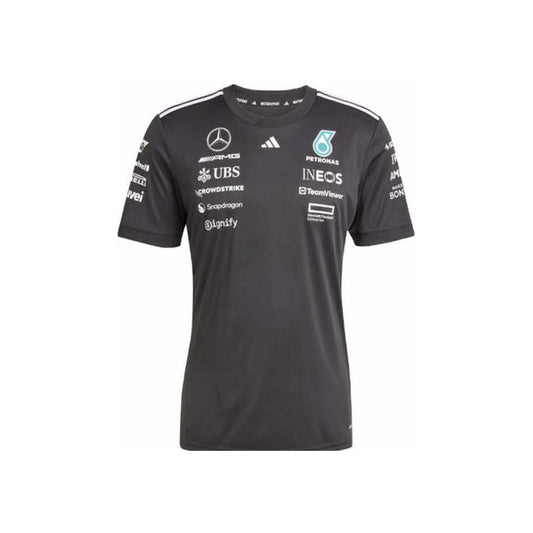 adidas Mercedes - AMG Petronas Formula One Team Driver Jersey Black / White view 1