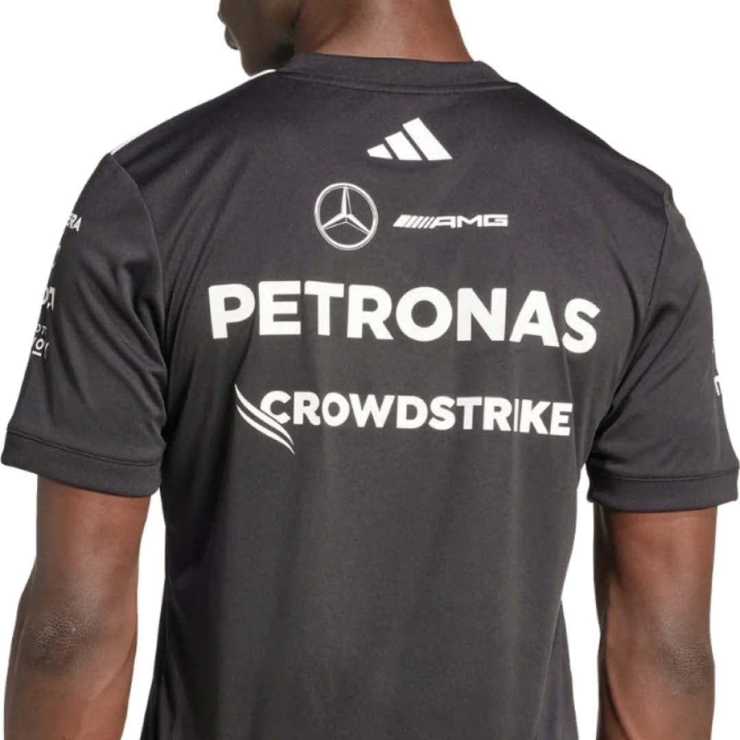 adidas Mercedes - AMG Petronas Formula One Team Driver Jersey Black / White view 3