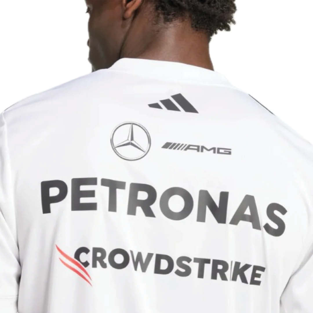 adidas Mercedes - AMG Petronas Formula One Team Driver Jersey White / Black view 3
