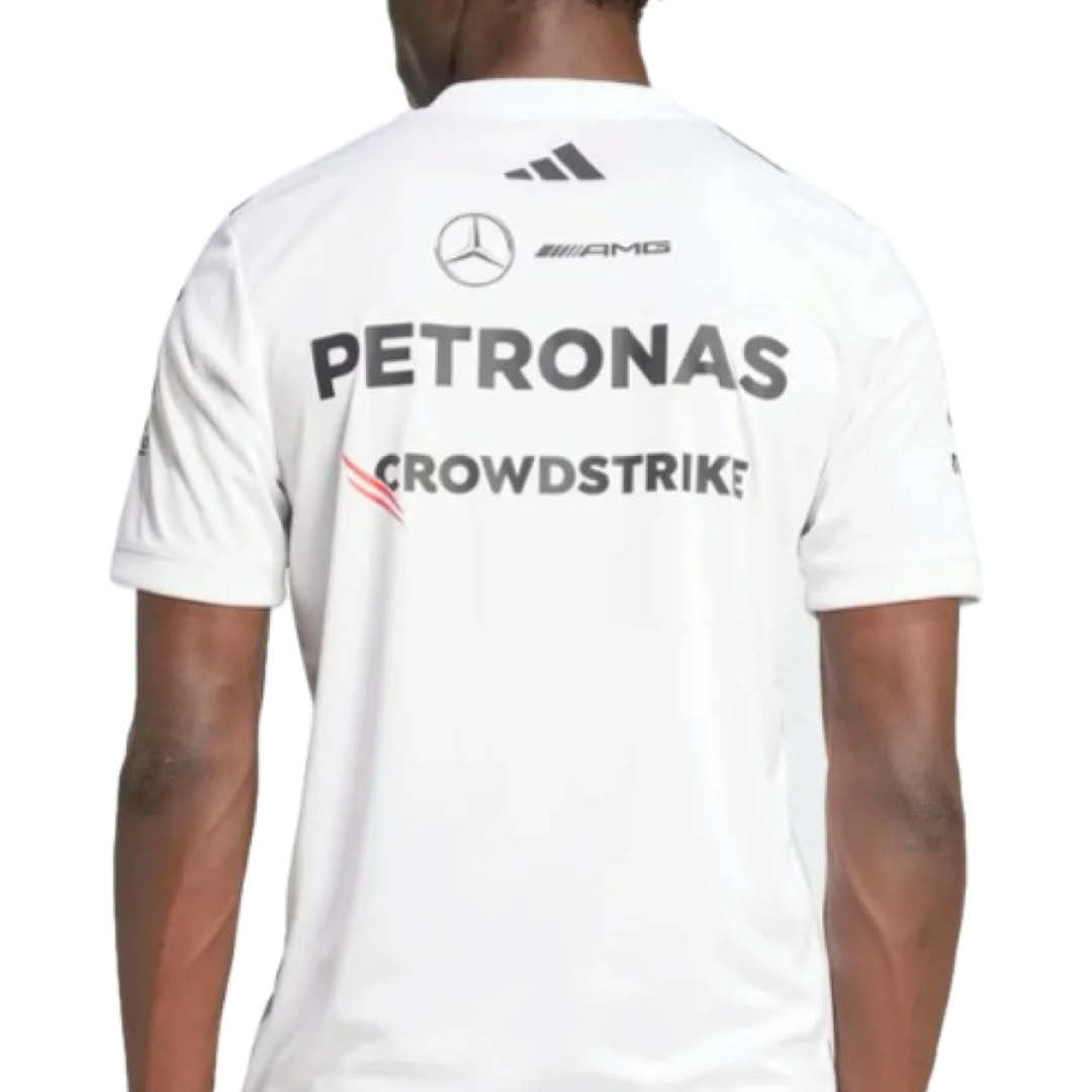adidas Mercedes - AMG Petronas Formula One Team Driver Jersey White / Black view 4