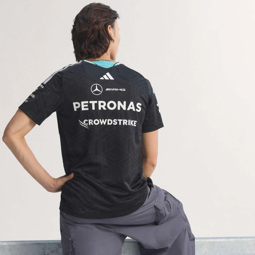 adidas Mercedes - AMG Petronas Formula One Team Driver Jersey Authentic SS26 Black view 3