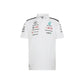 adidas Mercedes-AMG Petronas Formula One Team Engineer Polo in White and Black, product gallery image 1