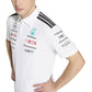 adidas Mercedes-AMG Petronas Formula One Team Engineer Polo in White and Black, product gallery image 6
