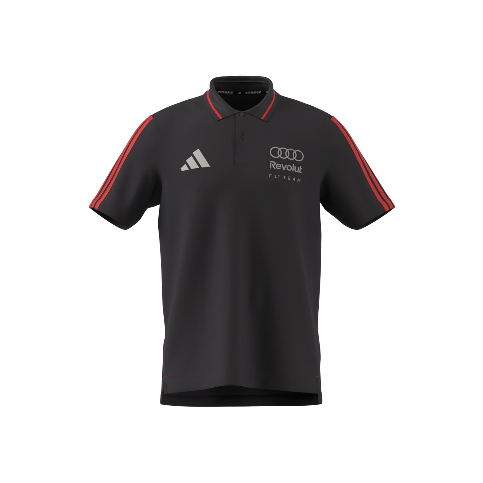 adidas Audi - Revolut Formula One Team DNA Polo Shirt Grey view 1