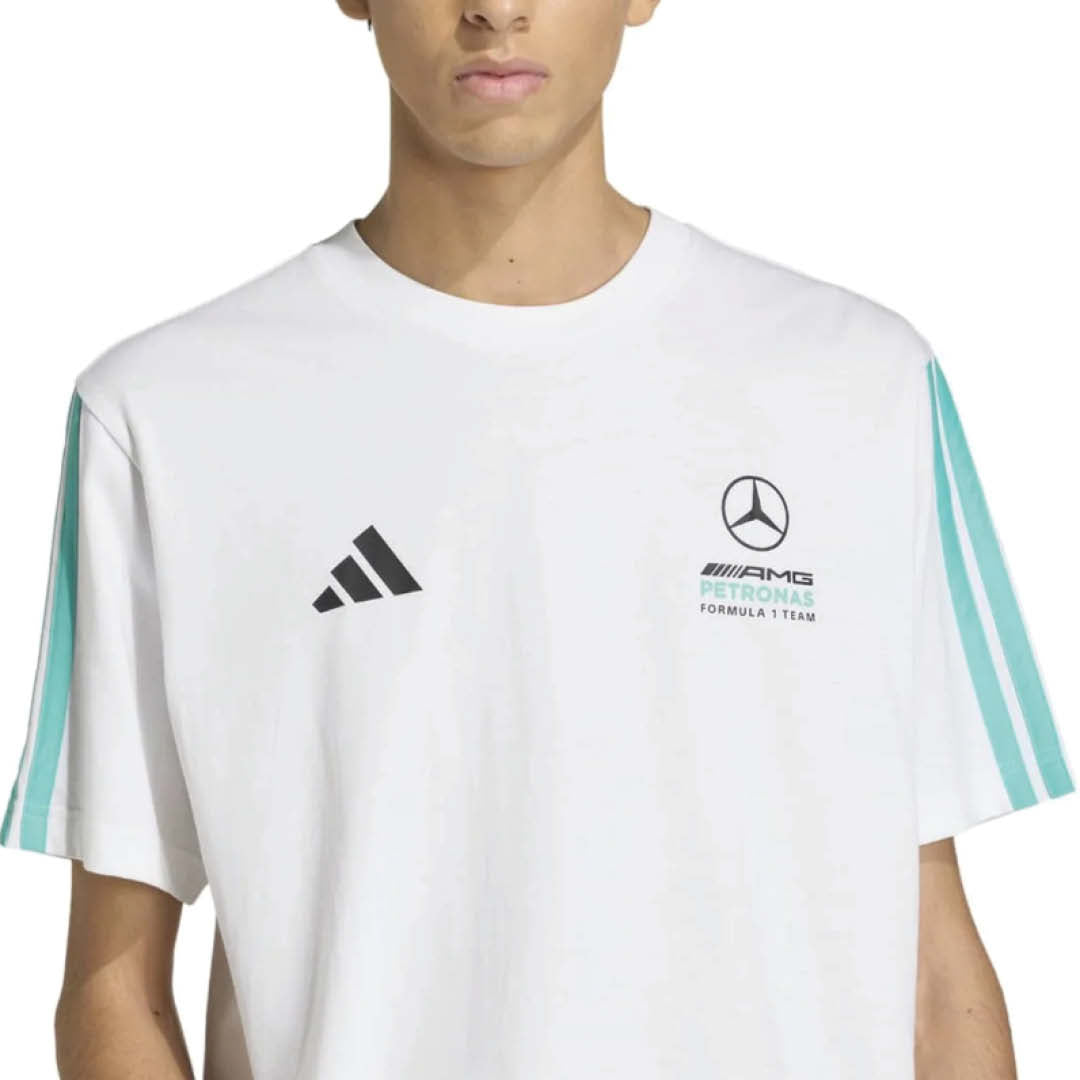 adidas Mercedes - AMG Petronas Formula One Team DNA T-Shirt SS26 White view 2
