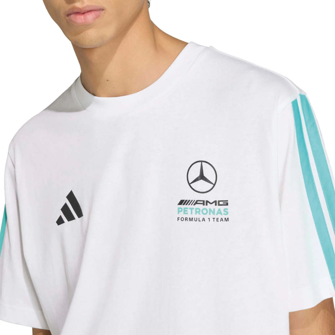 adidas Mercedes - AMG Petronas Formula One Team DNA T-Shirt SS26 White view 5