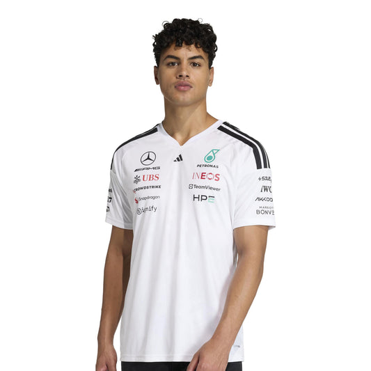adidas Mercedes - AMG Petronas Formula One Team Driver Jersey SS26 White view 2