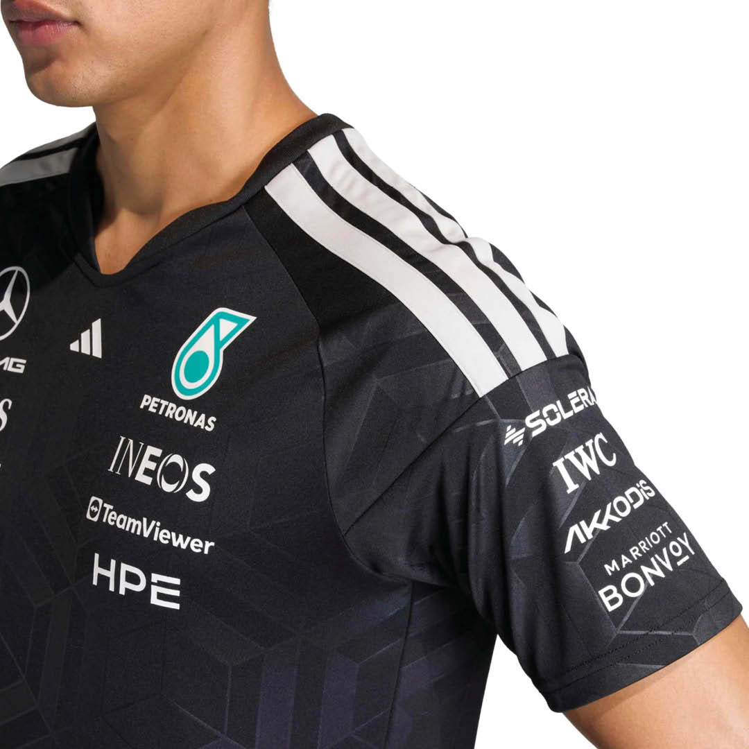 adidas Mercedes - AMG Petronas Formula One Team Driver Jersey SS26 Black view 5