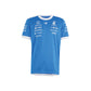 adidas Mercedes-AMG Petronas Blue Wonder Authentic Driver Jersey in Blue Bird and White, gallery image 3