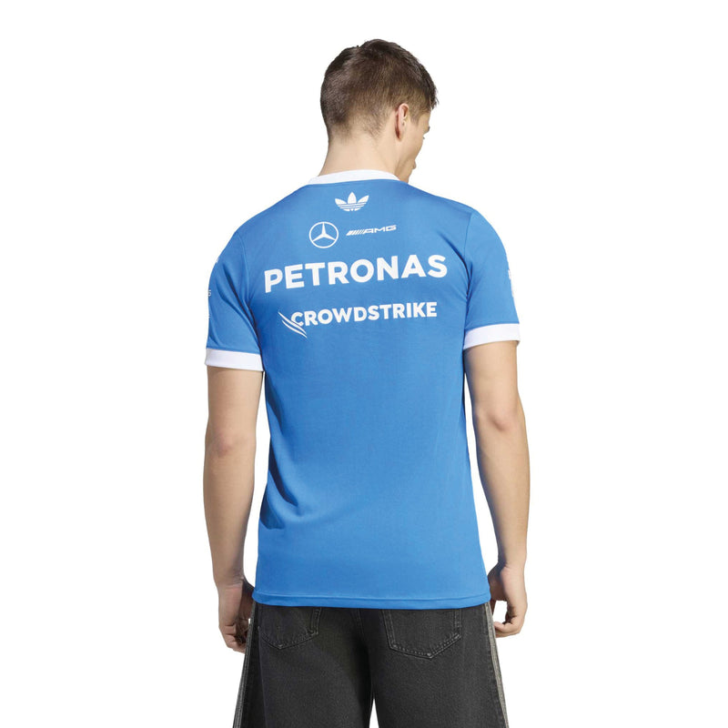 adidas Mercedes-AMG Petronas Blue Wonder Driver Jersey in Blue Bird and White, product image 6