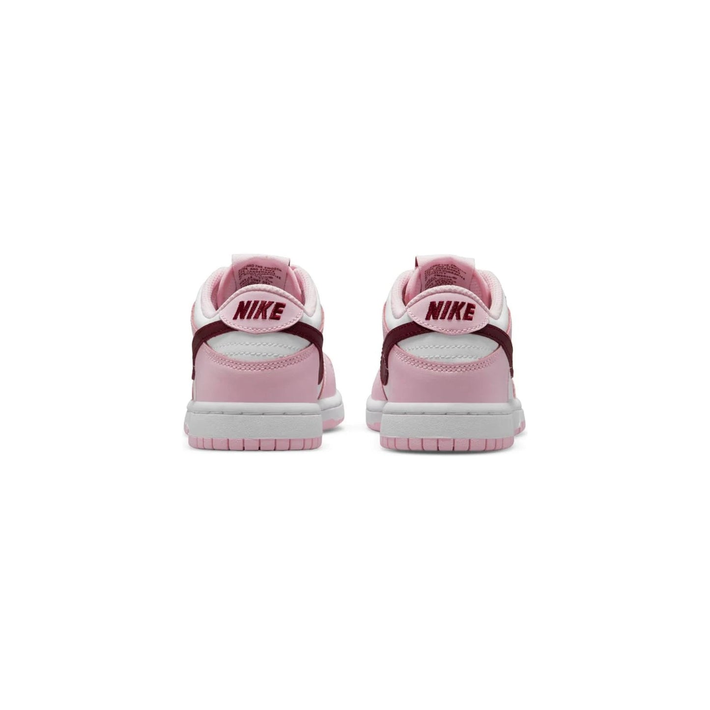 Nike Dunk Low Pink Red White (PS) view 4
