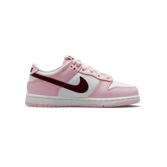 Nike Dunk Low Pink Red White (PS) view 1