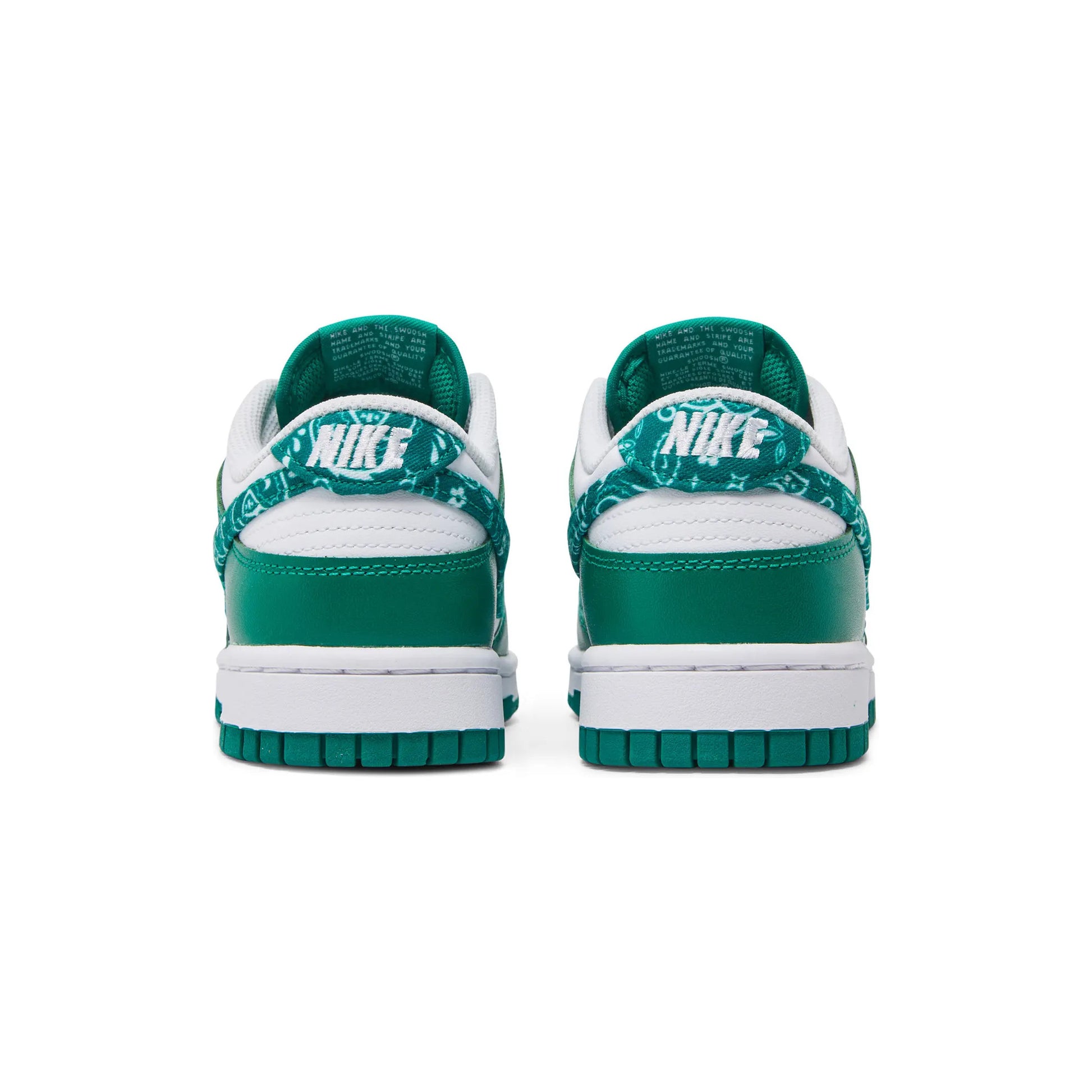 Nike Dunk Low Green Paisley women view 4