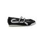 SneakSurf Mary Jane in Black White/Cream, outer side profile