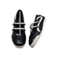 SneakSurf Mary Jane in Black White/Cream, outsole and side view