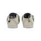 SneakSurf Mary Jane in Cream White/Black, front three-quarter pair view