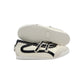 SneakSurf Mary Jane in Cream White/Black, top and side view