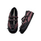 SneakSurf Mary Jane in Pink Plaid/Black, outsole and side view